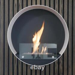 Delaware Ethanol-Wandkamin, White, Lasts up to 6 Hours F, 2 Kw