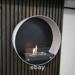 Delaware Ethanol-Wandkamin, White, Lasts up to 6 Hours F, 2 Kw