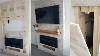 Diy Bioethanol Fireplace Tv Stone Wall Hidden Shelf Inside Under 400