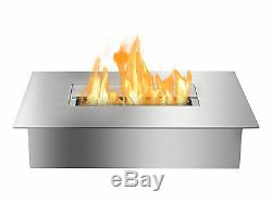 EB1400 Ignis Bio Ethanol Fireplace Burner Up To 14 Hours Burn Time And 6k BTU
