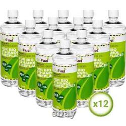 EKOFUEL Bio Ethanol Fuel Premium Bioethanol (12 Litres) for Liquid Fireplaces