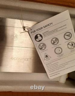 EcoSmart Fire XS340 Ethanol Burner Stainless Steel BNIB RRP £895.00