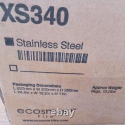 EcoSmart Fire XS340 Ethanol Burner Stainless Steel BNIB RRP £895.00