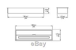 Eco Hybrid Bio Ethanol Fireplace Burner Insert EHB2400 Ignis