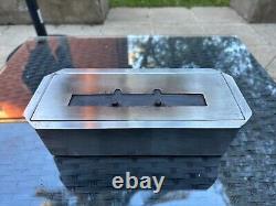 Ecosmart Fire Ethanol Burner, Integrated (Recessed / Inset) Burner Insert, USED