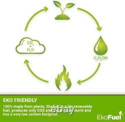 EkoFuel Premium Bioethanol Liquid Fuel 12 Litre for Fireplaces, Fire Pits & Stov