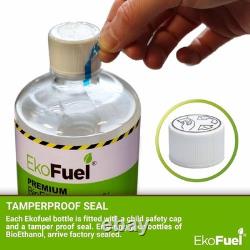 EkoFuel Premium Bioethanol Liquid Fuel 12 Litre for Fireplaces, Fire Pits & Stov