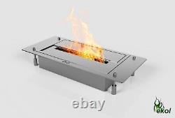 Ekol Clarity Vision High Stove Bio Ethanol Fireplace Bio Ethanol Fire Bio Burner