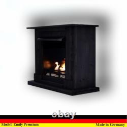 Ethanol Firegel Fireplace Cheminee Caminetti Camino Chimenea Emily Deluxe Black