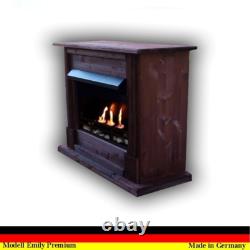 Ethanol Firegel Fireplace Cheminee Caminetti Camino Chimenea Emily Deluxe Walnut