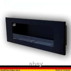 Ethanol Firegel Fireplace Cheminee Caminetti Camino Paris Deluxe Royal Black