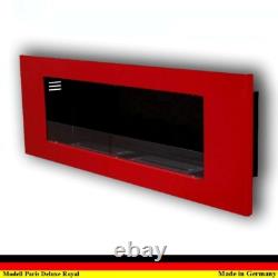 Ethanol Firegel Fireplace Cheminee Caminetti Chimenea Paris Deluxe Royal Red