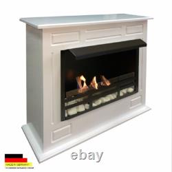 Ethanol Firegel Fireplace Cheminee Caminetti Cimenea Dion XL Premium Royal White