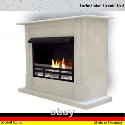 Ethanol Firegel Fireplace Cheminee Caminetti Emily Premium Royal Granite Gray Ethanol Firegel Fireplace Cheminee Caminetti Emily Premium Royal Granite Gray
