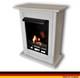 Ethanol Firegel Fireplace Cheminee Caminetti Madrid Deluxe Royal Granite White