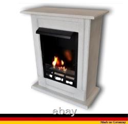 Ethanol Firegel Fireplace Cheminee Caminetti Madrid Deluxe Royal Granite White