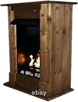 Ethanol Firegel Fireplace Cheminee Caminetti Madrid Premium Oak + 21 piece set