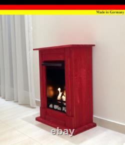 Ethanol Firegel Fireplace Cheminee Caminetti Madrid Premium Red + 21 piece set
