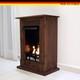 Ethanol Firegel Fireplace Cheminee Caminetti Madrid Premium Walnut +21 Piece Set