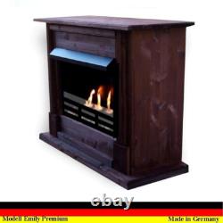 Ethanol Firegel Fireplace Cheminee Camino Chimenea Emily Premium Royal Walnut