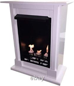Ethanol Firegel Fireplace Cheminee Camino Madrid Premium White + 21 piece set