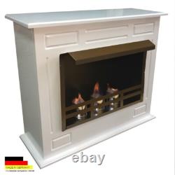 Ethanol Fireplace Camino Chimenea Firegel Dion XL White included 27 piece set