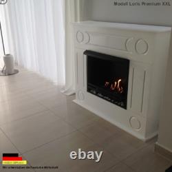 Ethanol Fireplace Camino Chimenea Firegel Loris XXL White included 27 piece set