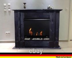 Ethanol Fireplace Firegel Chimenea Kamin Cheminee Caminetti Rafael Premium Black