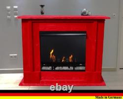 Ethanol Fireplace Firegel Chimenea Kamin Cheminee Caminetti Rafael Premium Red