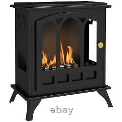 Ethanol Fireplace Stove, Freestanding Bioethanol Fire, Indoor Ethanol Burner wit