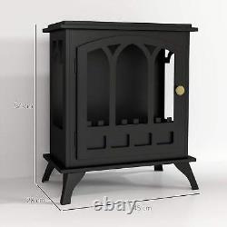 Ethanol Fireplace Stove, Freestanding Bioethanol Fire, Indoor Ethanol Burner wit