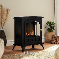 Ethanol Fireplace Stove, Freestanding Bioethanol Fire, Indoor Ethanol Burner wit