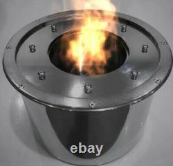 Ethanol Round Burner Tank With Iris Diaphragm For Smokeless Bio Fireplaces