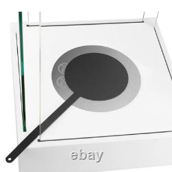 FREESTANDING BIOETHANOL FIREPLACE SUNSET MINI WHITE- Garden-Patio-Balcony-Indoor