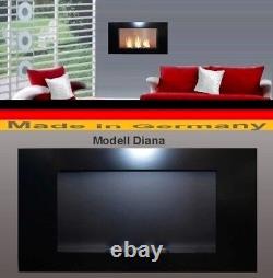 Fire Place Model Diana Camino Bio Ethanol Black Gel