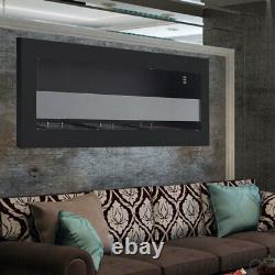 Fireplace 900/1200mm Wide Bio Fireplace Inset Wall Hanging Biofire Glass Designs
