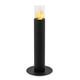 Fireplace Bio Ethanol Indoor Outdoor Burner Freestanding Glass Steel 0.5l Black