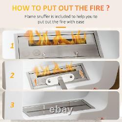 Fireplace Ethanol Heater Wall Mounted Cosy 2.5 Hour Burn & Hassle-Free Heath