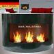 Fireplace Marseille-noir For Gel Or Ethanol / Made In Germany / Fire Place Bio