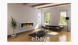 Fireplaces Bio Fireplaces Fire Bioethanol Fireplace 55 x 16 x 5 inches