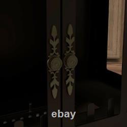Free Standing Bio Ethanol Fireplace Stove Smokeless 0.9L Tank Black Steel Safe