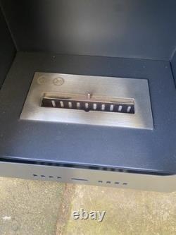 Free Standing Ethanol Fireplace, Bioethanol Heater Fire with 0.9L Tank, 3 Hours