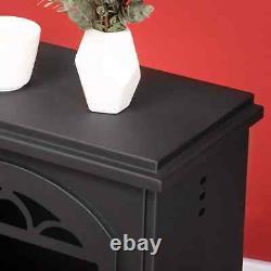 Free Standing Ethanol Fireplace Heater 1.5L Tank 3 Hours Burning Time Black