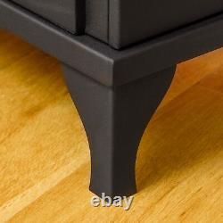 Free standing Black Bioethanol Fireplace Heater Safe, Sleek & Stylish Warmth