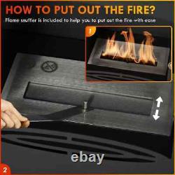 Freestanding Bioethanol Fireplace Ethanol Fireplace Stove with 1.2L Tank