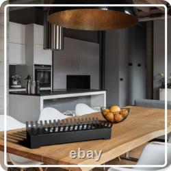 Freestanding Bioethanol Fireplace Insert FENIKS black Indoor-Garden-Patio