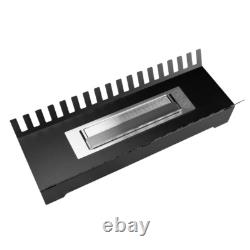 Freestanding Bioethanol Fireplace Insert FENIKS black Indoor-Garden-Patio