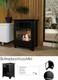 Freestanding Bioethanol Fireplace Insert Koza Mini Black Indoor-garden-patio