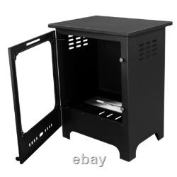 Freestanding Bioethanol Fireplace Insert KOZA MINI Black Indoor-Garden-Patio