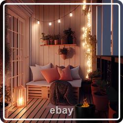 Freestanding Bioethanol Fireplace MOON Black MINI Garden-Patio-Indoor